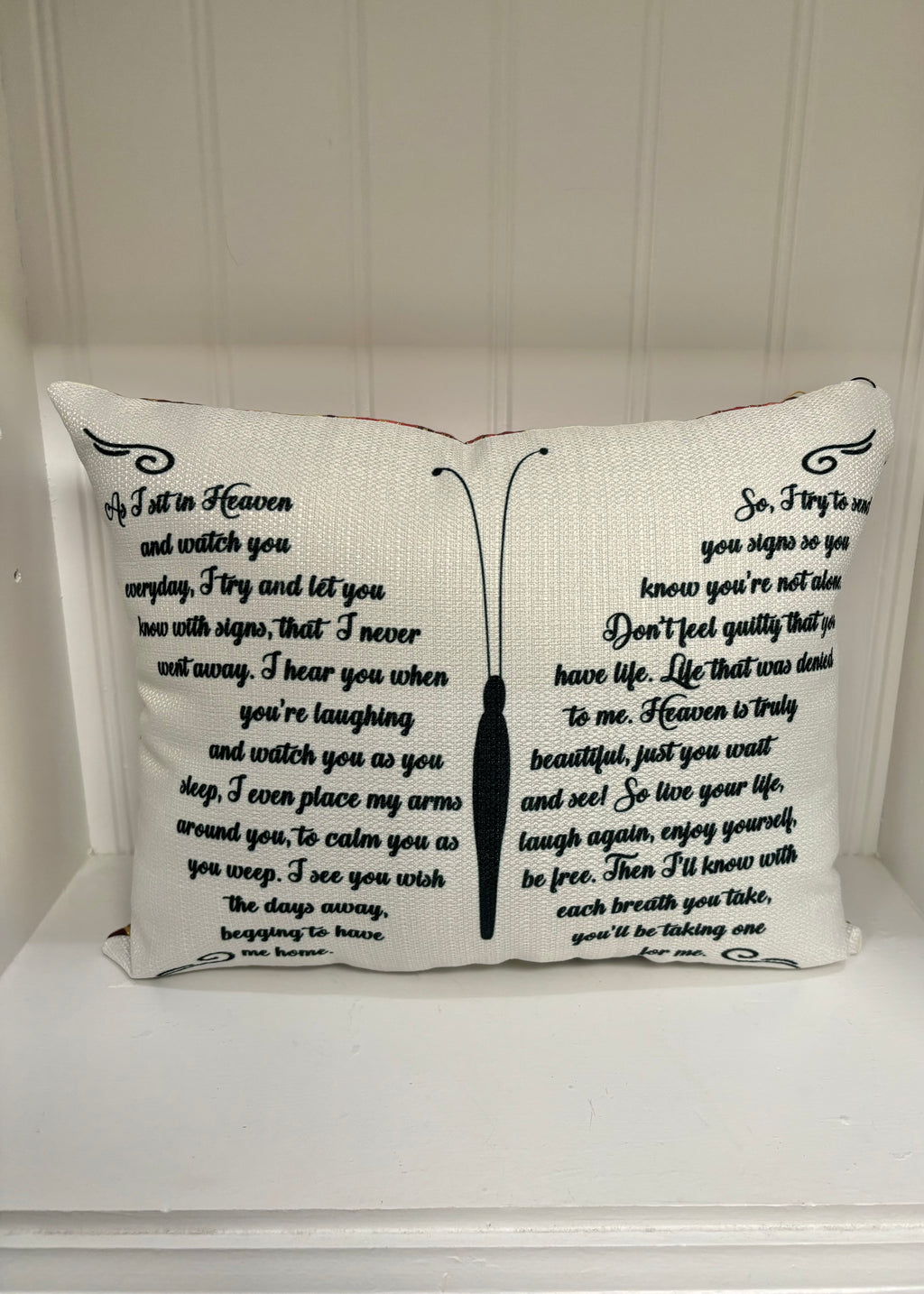 Butterfly Condolence Pillow