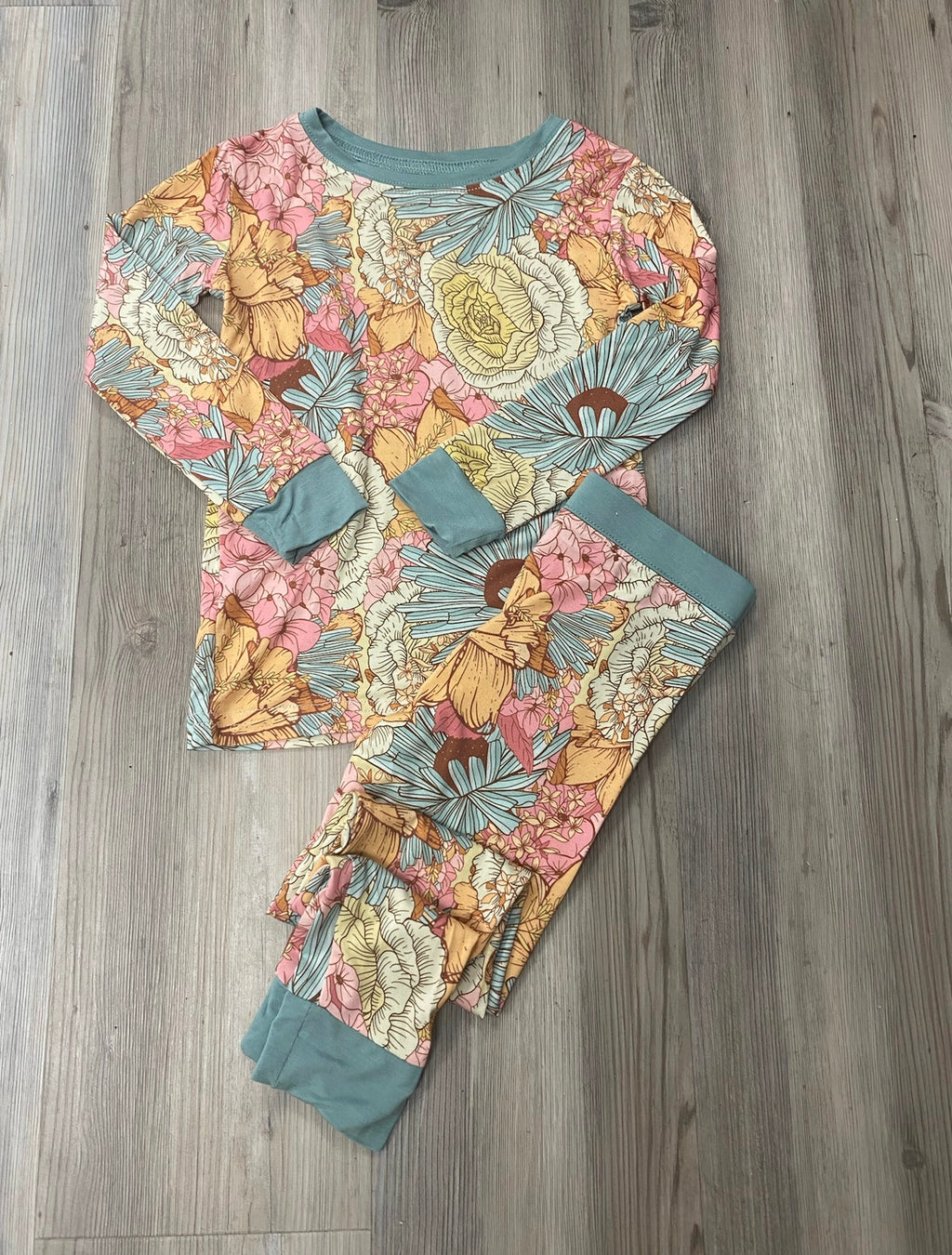 Floral Toddler Pajama Set