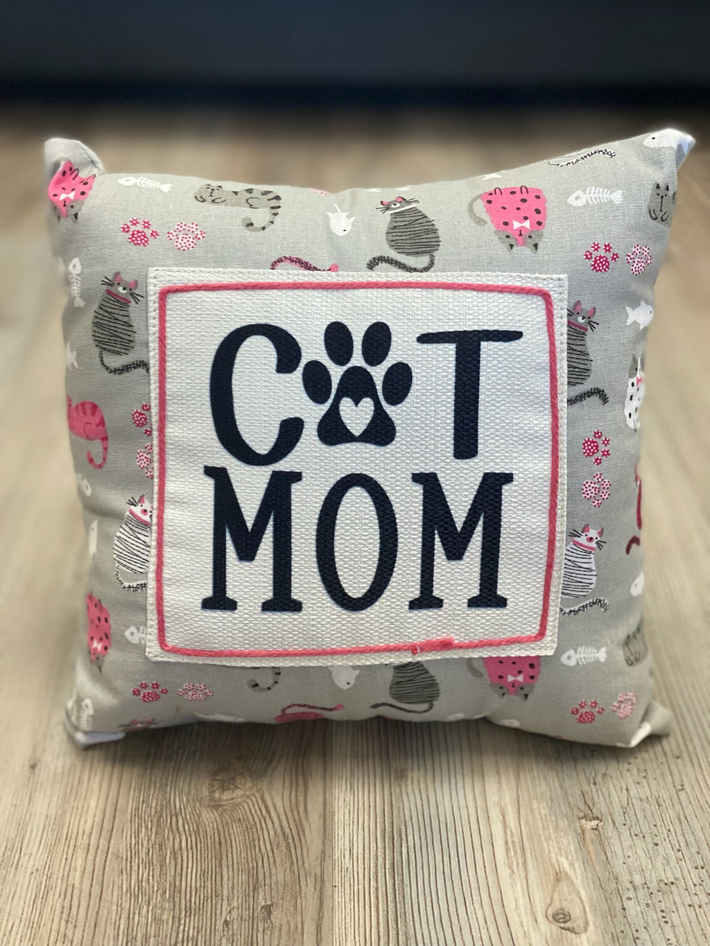 Cat Mom Mini Pillow