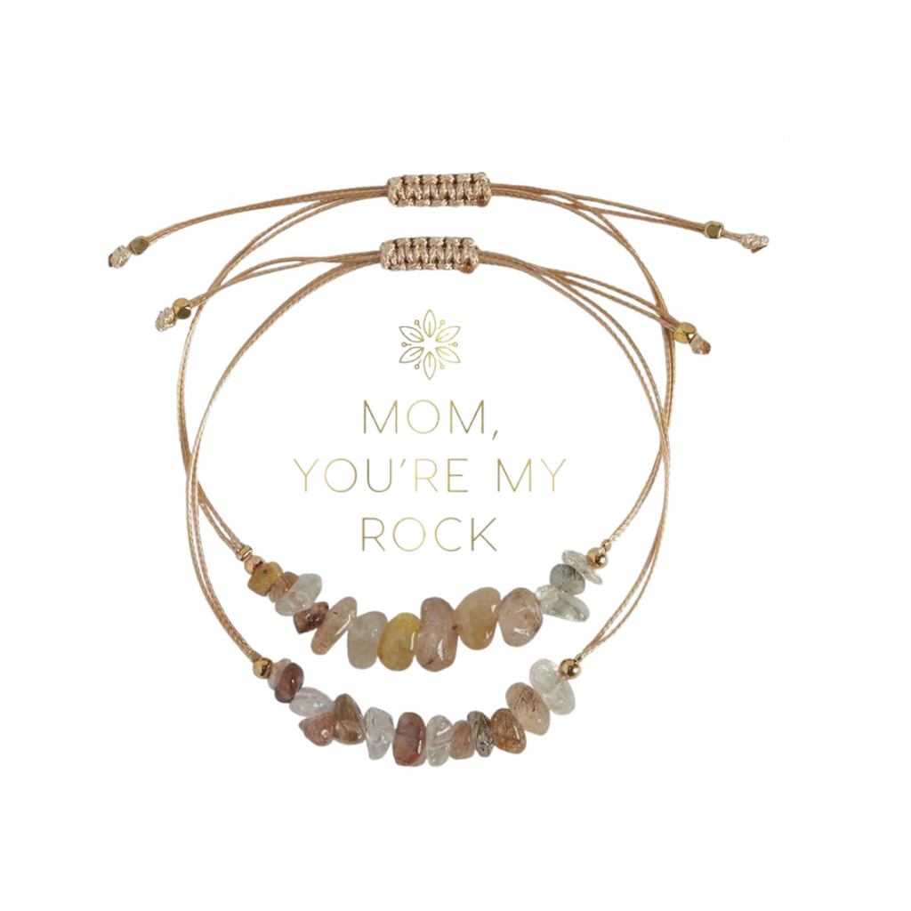 Wear & Share Mom Your My Rock Bracelets