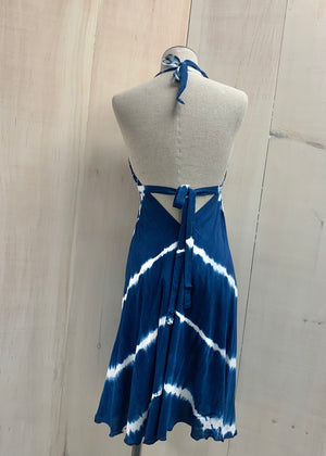 Tie Dye Wrap Dress
