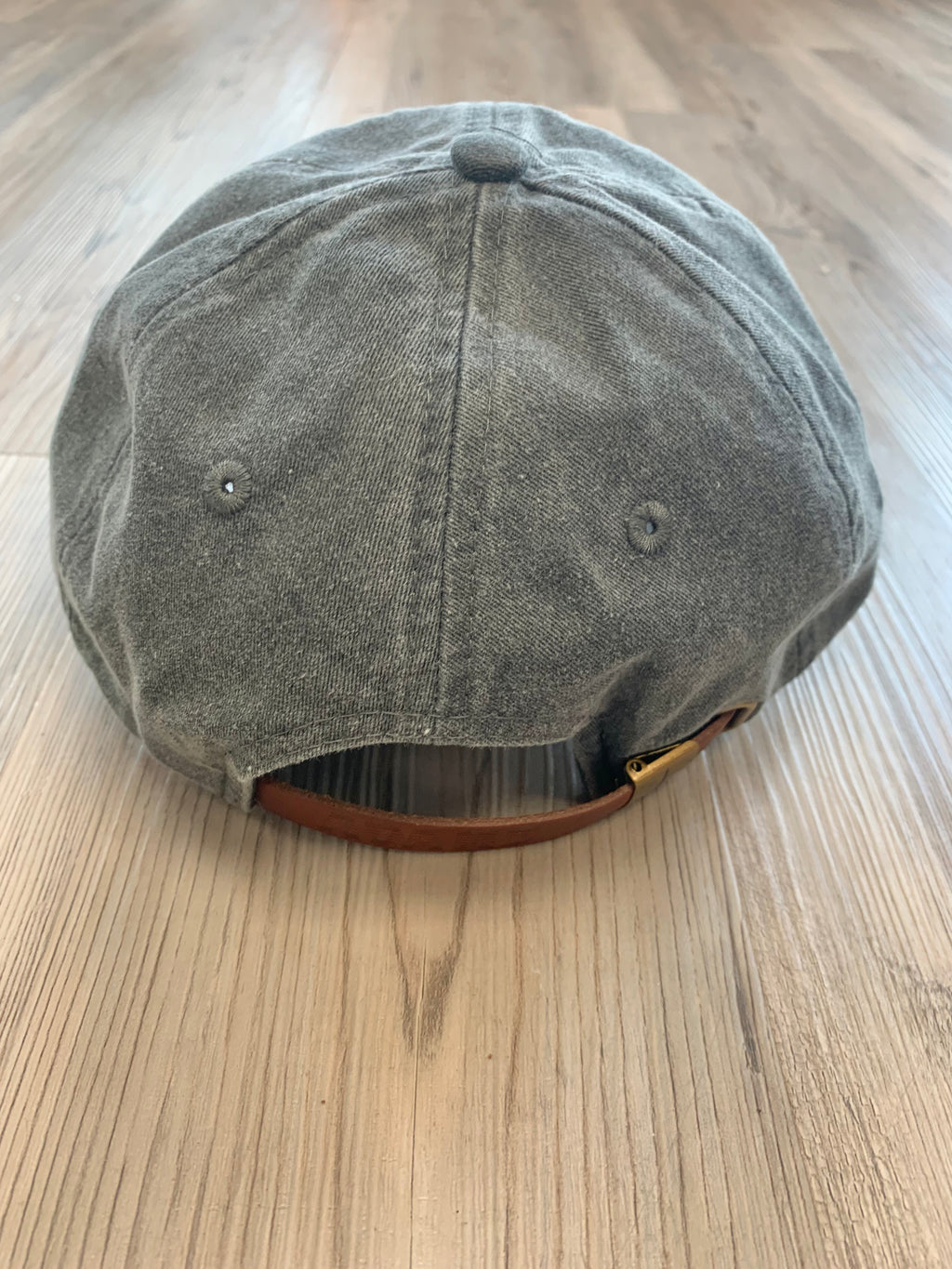 Local Leather Strap Embroidered Hat