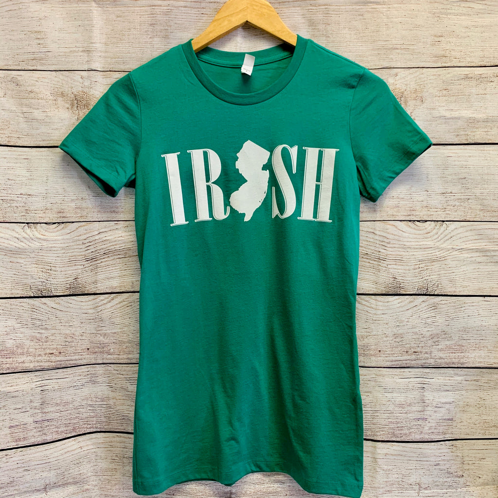 Irish Green Adult Fitted T-shirt