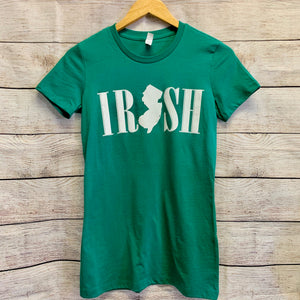 Irish Green Adult Fitted T-shirt