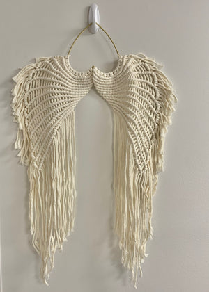 Macrame Heart Angel Wings