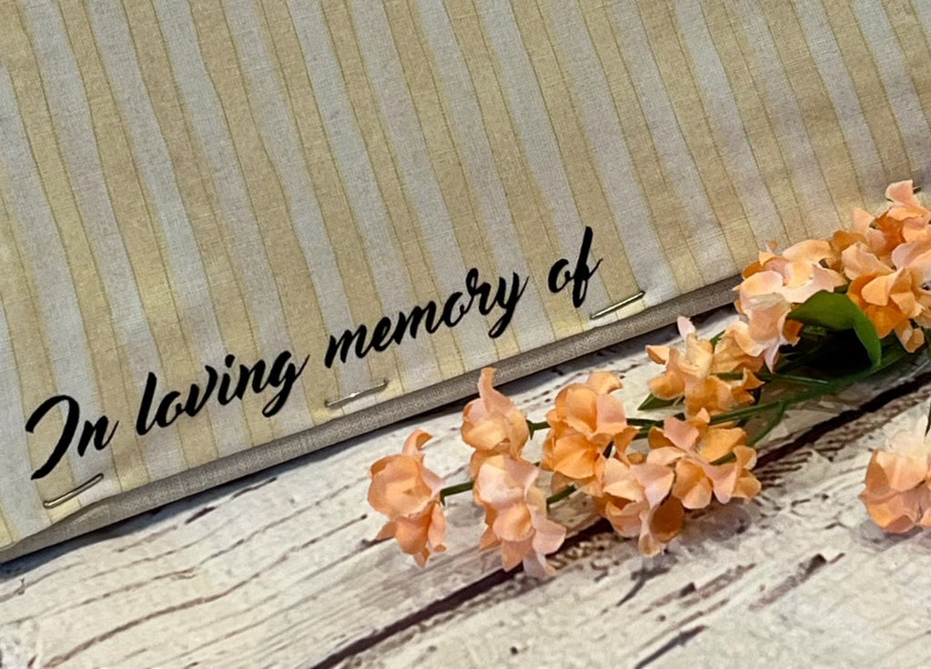 Butterfly Condolence Sign
