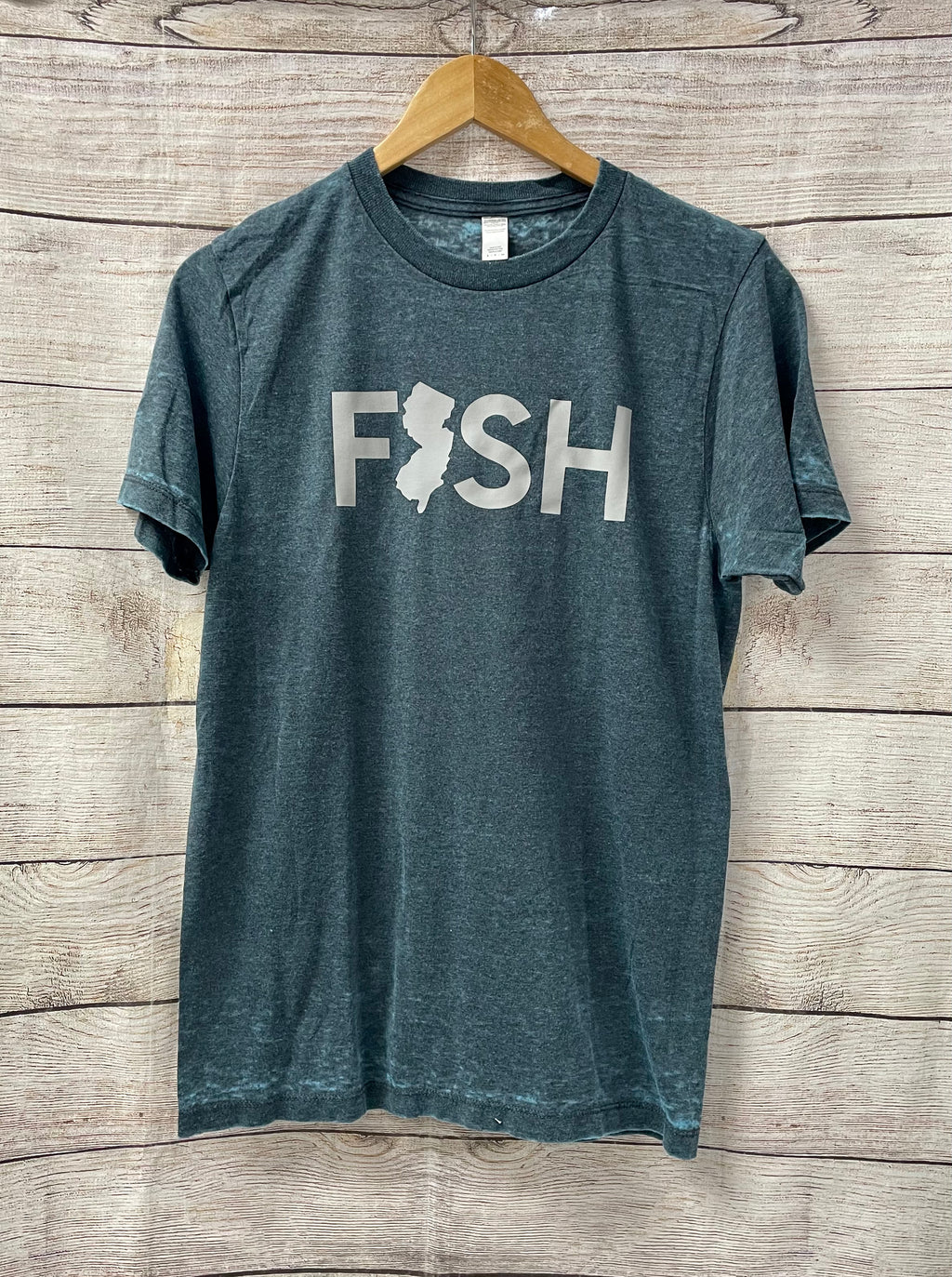 Blue Washed Fish T-Shirt