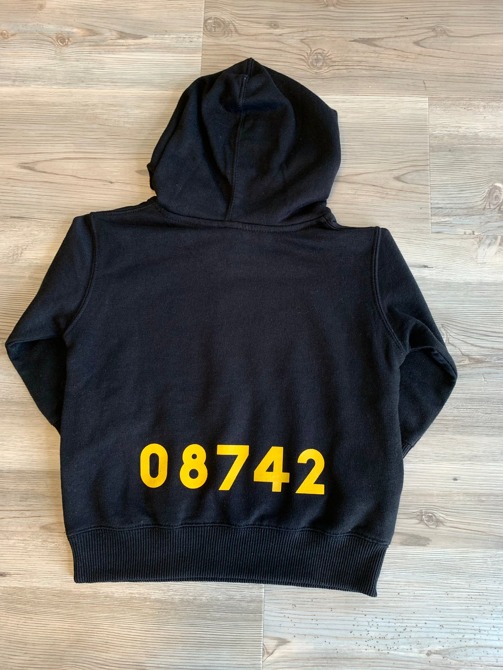 LOCAL Paw Print with 08742 Back-Toddler Hoodies