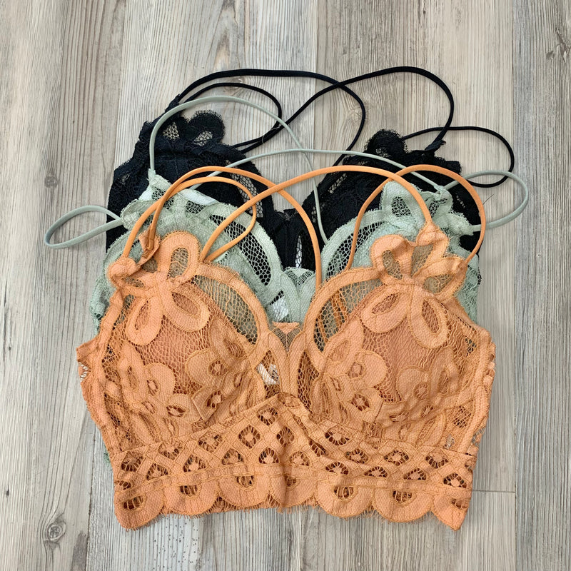 Scalloped Lace Bralette – Plethora Boutique