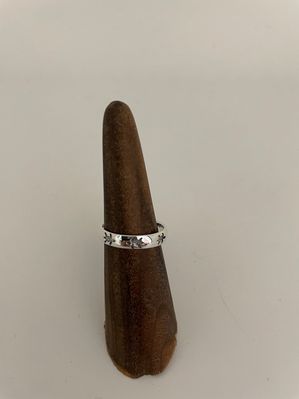 Silver Turtle Ring Band