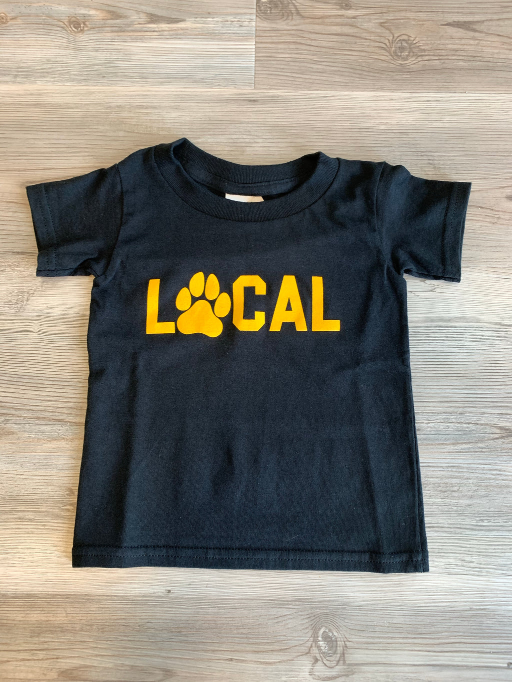 LOCAL Paw Print with 08742 Back-Toddler T-Shirt