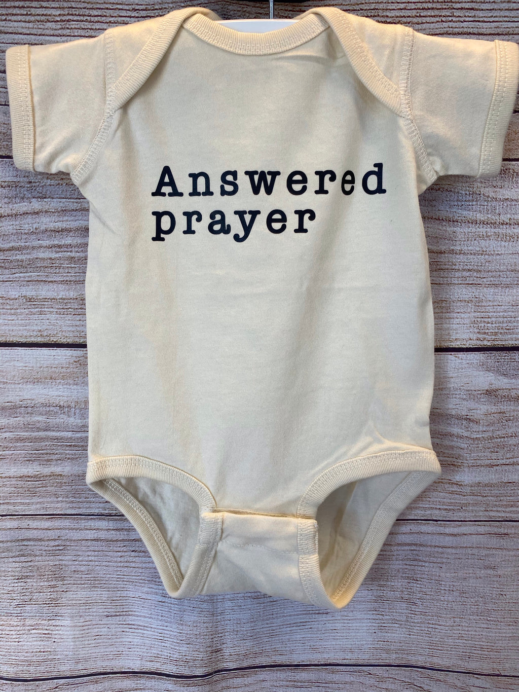 Answered Prayer Baby Onesie