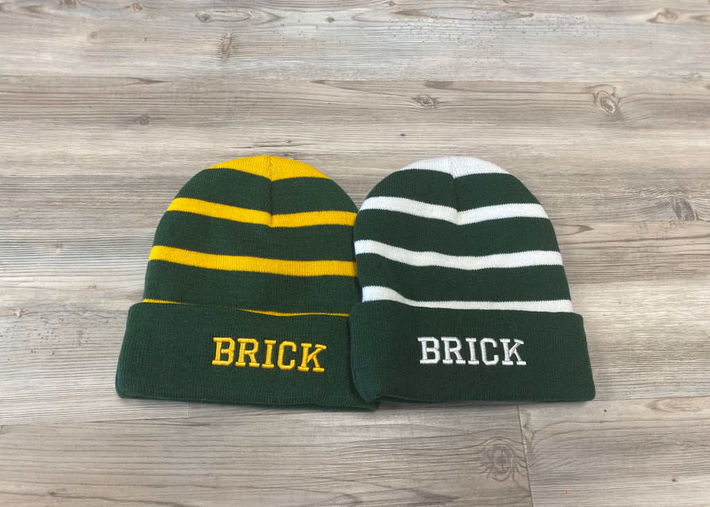 Brick Embroidered Beanies
