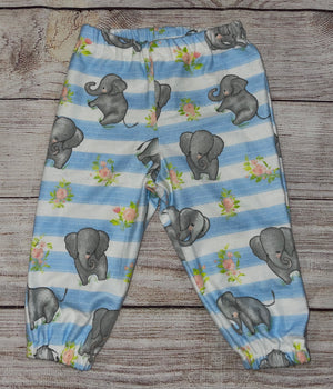 Printed Flannel Baby Pants