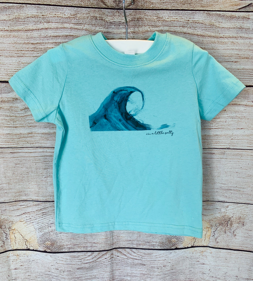 “I’m a Little Salty” Wave Toddler Tee